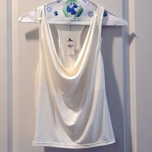 Express White Scoop Neck Top NWT Size XS